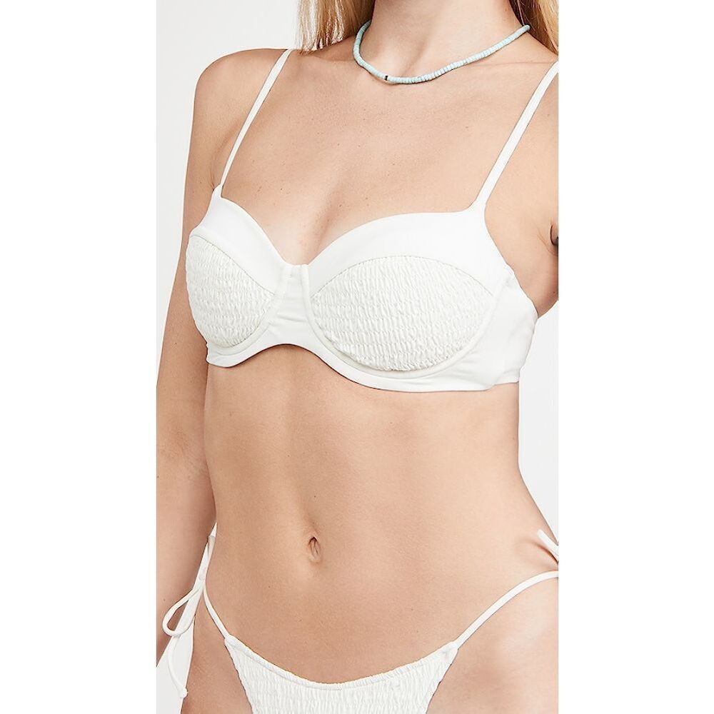L*SPACE cream Marley bikini set. M/DD-top. Retails $196 - Picture 12 of 16